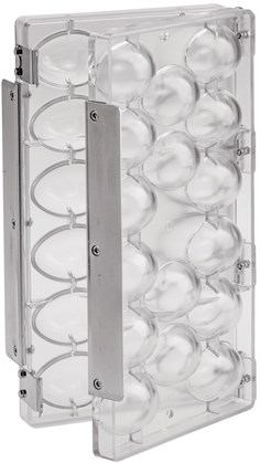 Polycarbonate Egg Chocolate Mould with Magnets for Rotating Machine