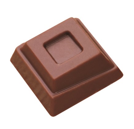 Square Polycarbonate Chocolate Mould MA1606
