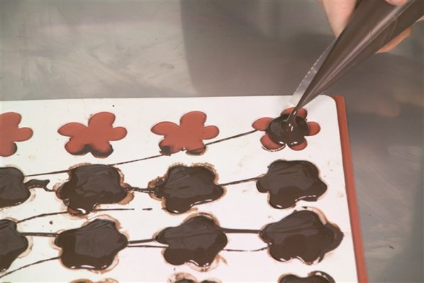 Flower Chocolate Decoration Silicone Sheet CHASIL8 