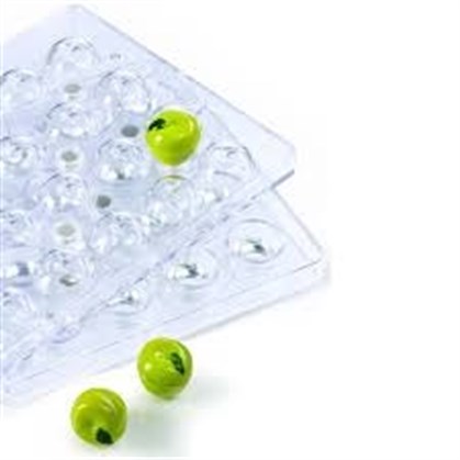 Apple Polycarbonate Chocolate Mould 20FRUIT01