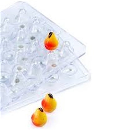 Pear Polycarbonate Chocolate Mould 20FRUIT02