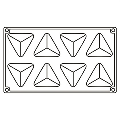 Pyramid Silicon Mould