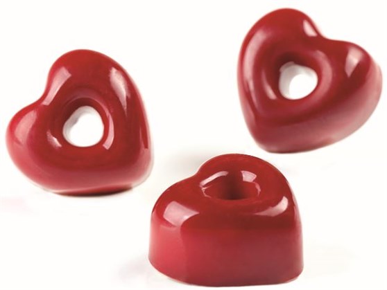 Heart Polycarbonate Chocolate Mould PC55