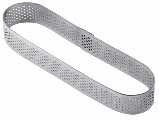 Oblong Micro Perforated Stainless Steel Band 