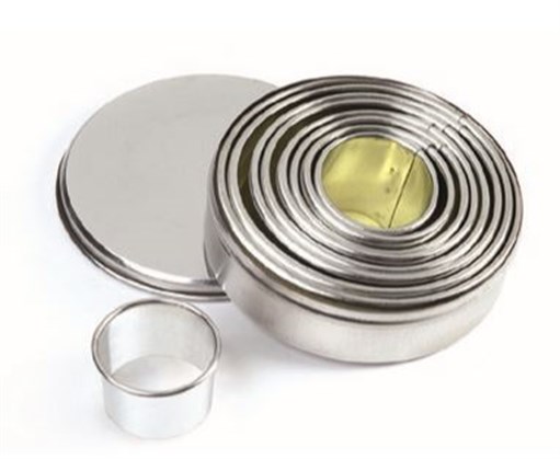 Smooth Circle Tin Plate Dough Cutter