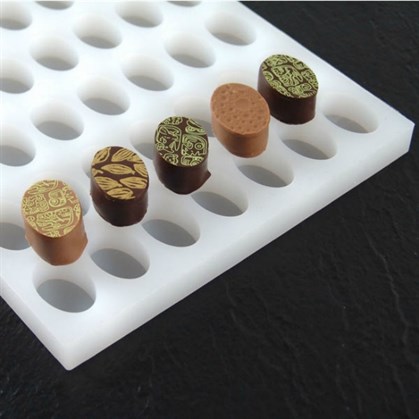 Oval Silicone Chocolate Mould 